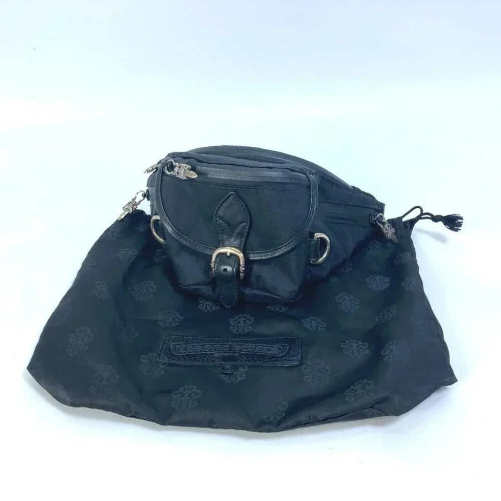 CHROME HEARTS SNAT PACK MINI Gunslinger Waist Pouch Bag body bag Nylon Black
